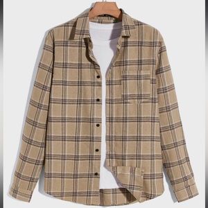 Shein Plaid Print Flannel